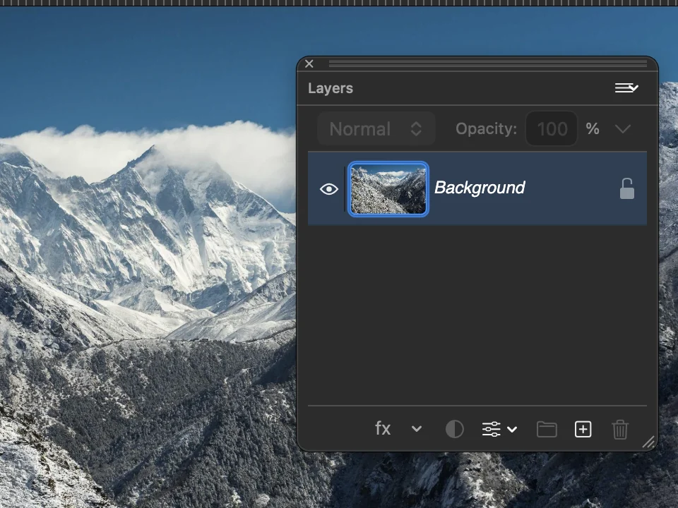 Layers palette in use over an illustration