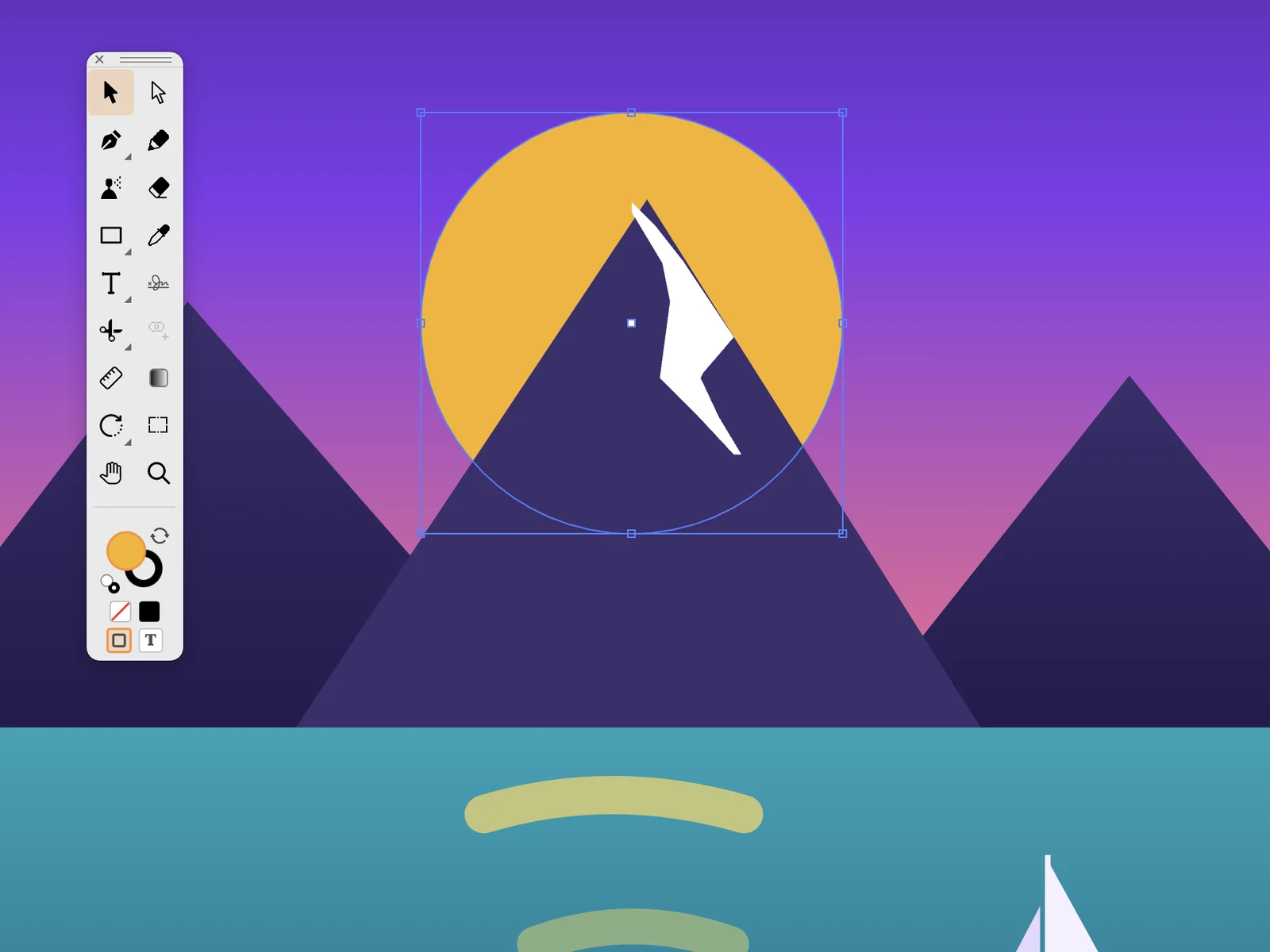 The toolbar palette